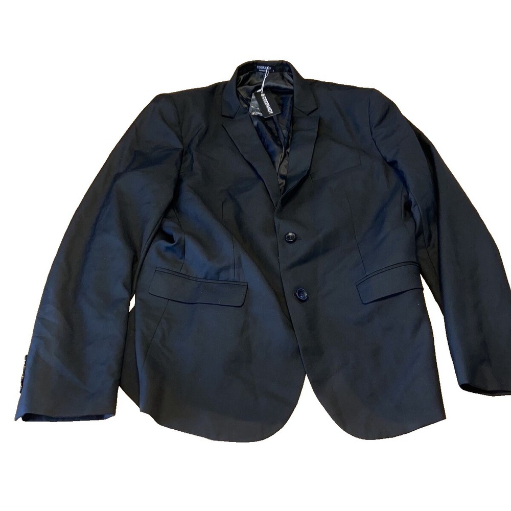 Coofandy Men's Blazer Suit Jacket Large | Black Sports Coat Formal Wear